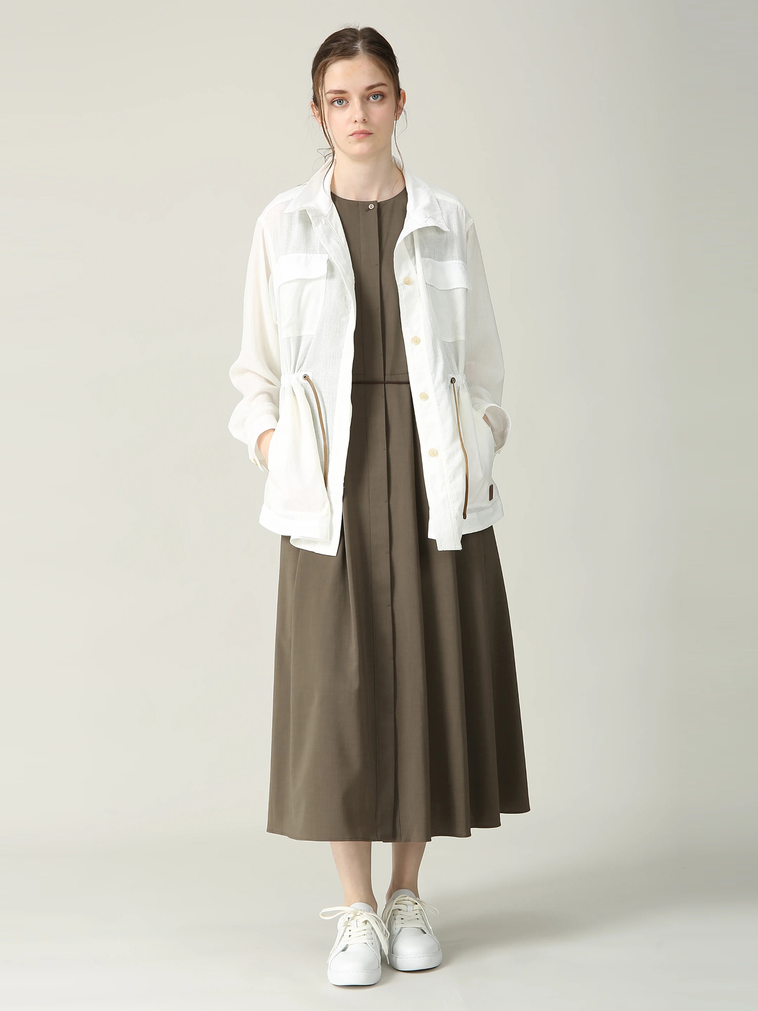 ゴリアンツイル ワンピース ドレス ｜ MORABITO BLANC（モラビトブラン