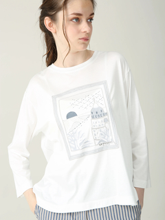 MORABITO BLANC(モラビトブラン) |ギザリヨセル スムース Tシャツ カットソー