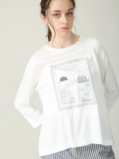 MORABITO BLANC(モラビトブラン) |ギザリヨセル スムース Tシャツ カットソー