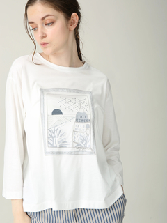 MORABITO BLANC(モラビトブラン) |ギザリヨセル スムース Tシャツ カットソー