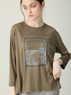 MORABITO BLANC(モラビトブラン) |ギザリヨセル スムース Tシャツ カットソー