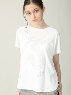 MORABITO BLANC(モラビトブラン) |ギザリヨセル スムース クラフト Tシャツ カットソー