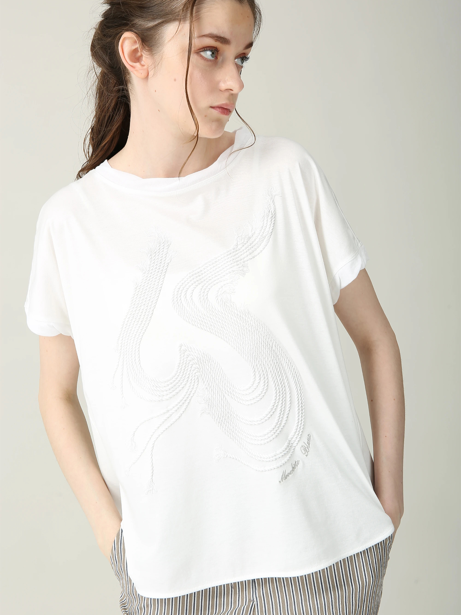 日本製】ギザリヨセル スムース クラフト Tシャツ カットソー 