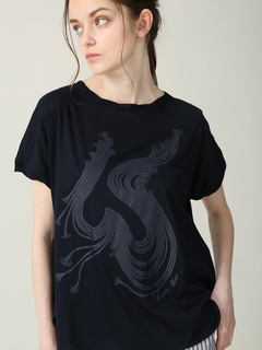 MORABITO BLANC(モラビトブラン) |ギザリヨセル スムース クラフト Tシャツ カットソー