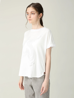 MORABITO BLANC(モラビトブラン) |ギザリヨセル スムース クラフト Tシャツ カットソー