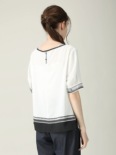 MORABITO BLANC(モラビトブラン) |ニース パネルプリント プルオーバー Tシャツ