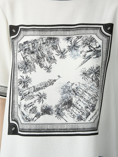 MORABITO BLANC(モラビトブラン) |ニース パネルプリント プルオーバー Tシャツ