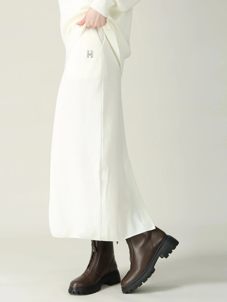 MORABITO BLANC(モラビトブラン) |シックスディーブ ミラノリブ ニット スカート