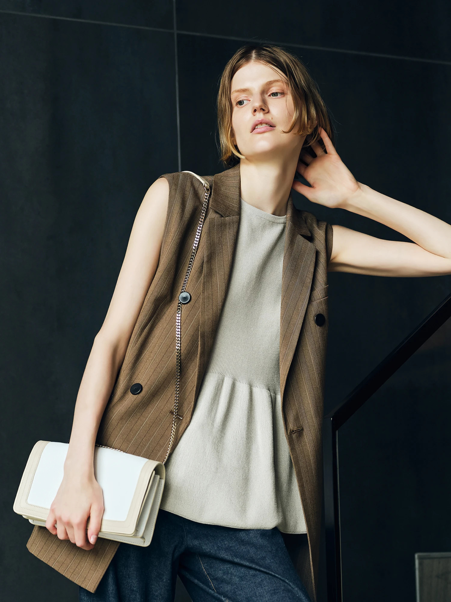 新品未使用　モラビト　BLANC ロングベスト MORABITO BLANC〉春の新作♪ | モラビト | 大丸京都店公式 SHOP BLOG