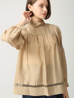 MORABITO BLANC(モラビトブラン) |シアーシルク プルオーバー ブラウス シャツ