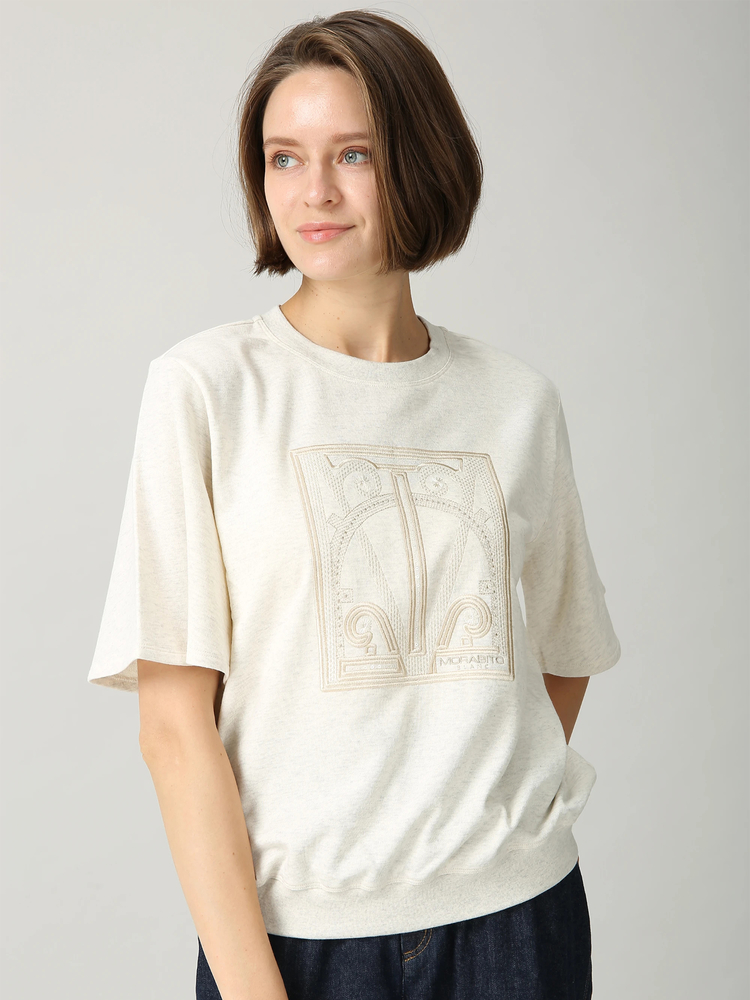 MORABITO BLANC(モラビトブラン) |【日本製】コンパクトミニテリー 半袖 スウェット