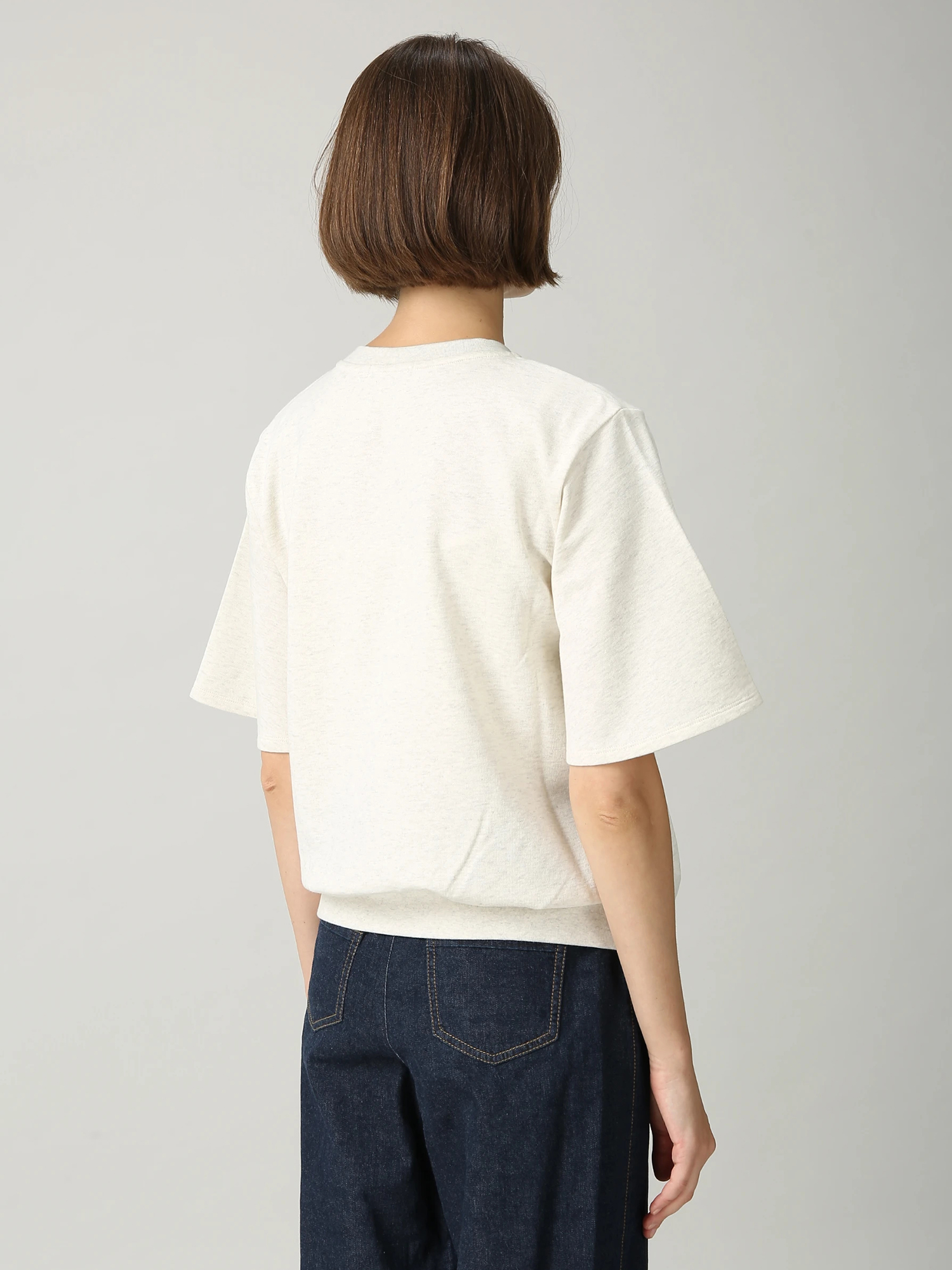 日本製】コンパクトミニテリー 半袖 スウェット ｜ MORABITO BLANC