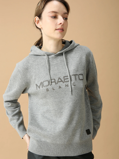 MORABITO BLANC(モラビトブラン) |アクリモッサ ロゴ セーター ニット フーディ パーカー