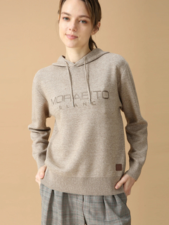 MORABITO BLANC(モラビトブラン) |アクリモッサ ロゴ セーター ニット フーディ パーカー