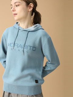 MORABITO BLANC(モラビトブラン) |アクリモッサ ロゴ セーター ニット フーディ パーカー