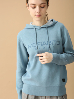 MORABITO BLANC(モラビトブラン) |アクリモッサ ロゴ セーター ニット フーディ パーカー