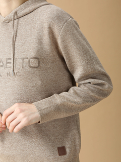 MORABITO BLANC(モラビトブラン) |アクリモッサ ロゴ セーター ニット フーディ パーカー