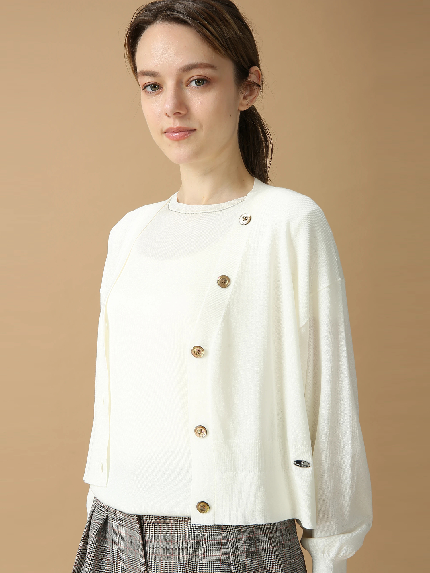 カシリークロシェ カーディガン ニット セーター ｜ MORABITO BLANC