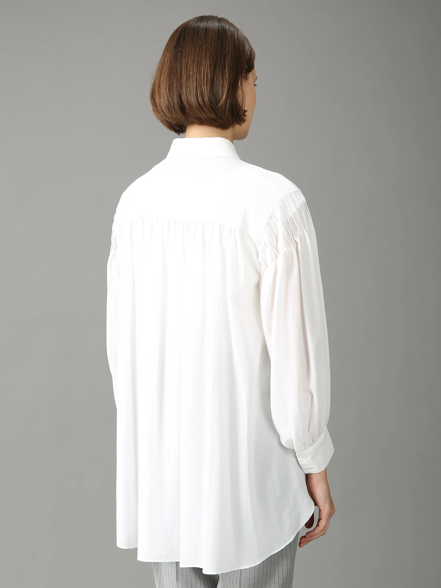 モラビトブラウス モルガンティ ストライプ ブラウス シャツ ｜ MORABITO BLANC