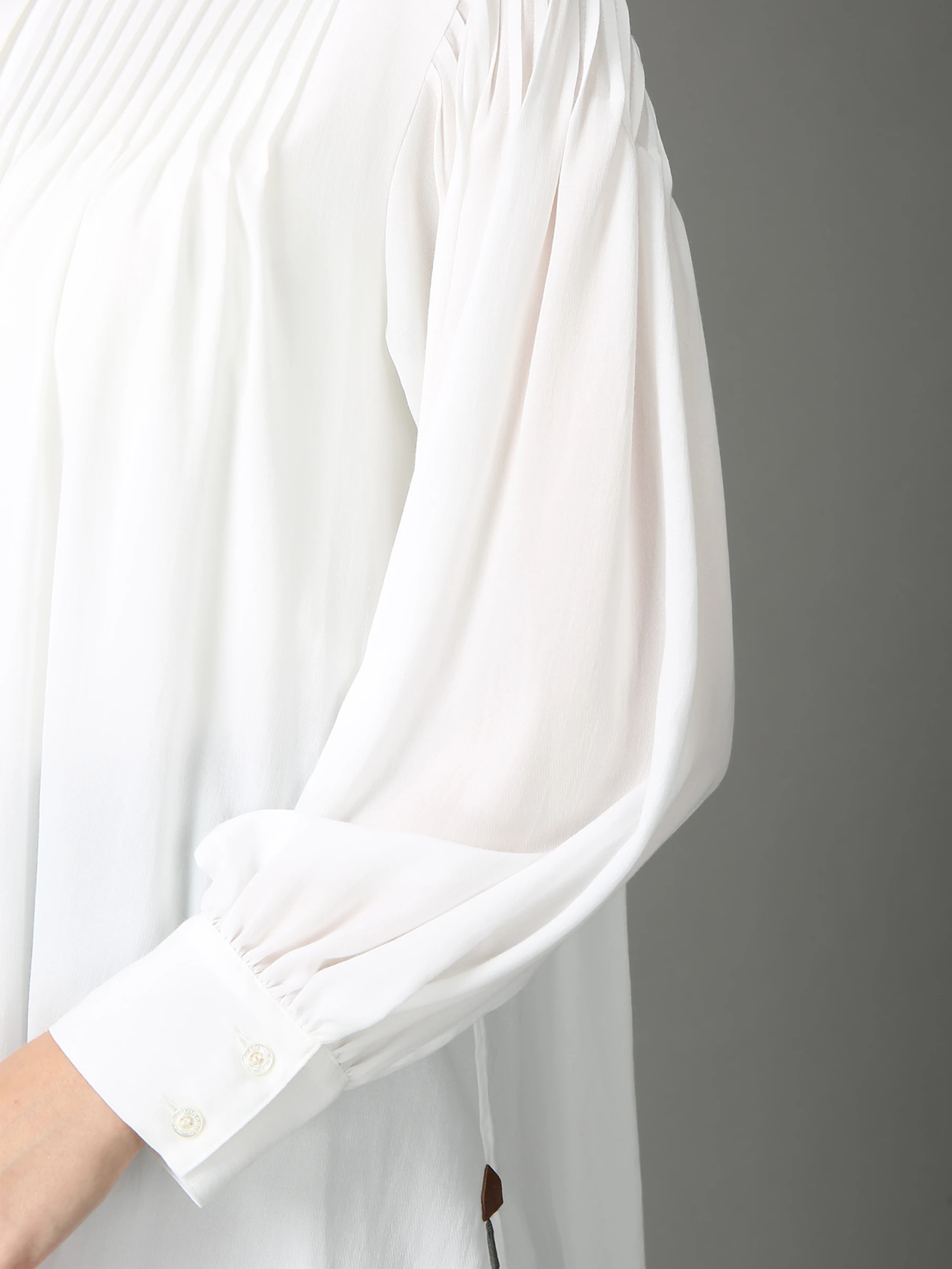 エクラ掲載】 トリアセコットン ブラウス シャツ ｜ MORABITO