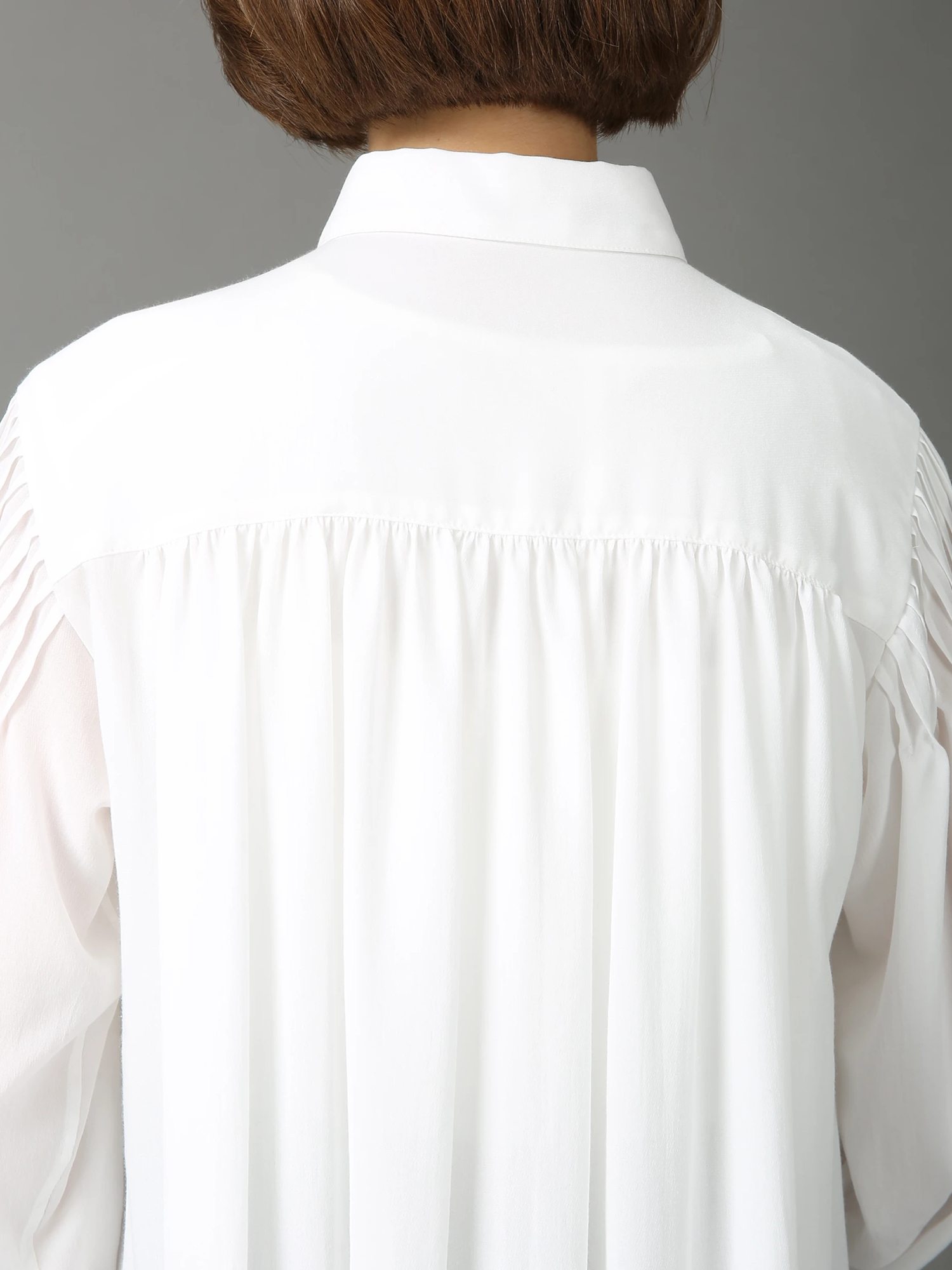 エクラ掲載】 トリアセコットン ブラウス シャツ ｜ MORABITO BLANC