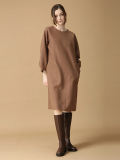 MORABITO BLANC(モラビトブラン) |ウールカシミヤリバー ワンピース ドレス