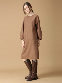 MORABITO BLANC(モラビトブラン) |ウールカシミヤリバー ワンピース ドレス