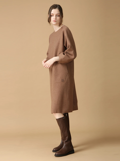 MORABITO BLANC(モラビトブラン) |ウールカシミヤリバー ワンピース ドレス