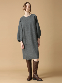 MORABITO BLANC(モラビトブラン) |ウールカシミヤリバー ワンピース ドレス