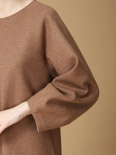 MORABITO BLANC(モラビトブラン) |ウールカシミヤリバー ワンピース ドレス