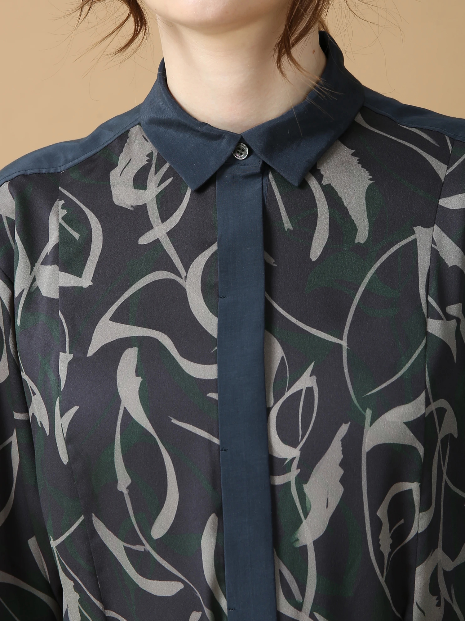 ジオメトリックプリントワンピース ｜ MORABITO BLANC（モラビト