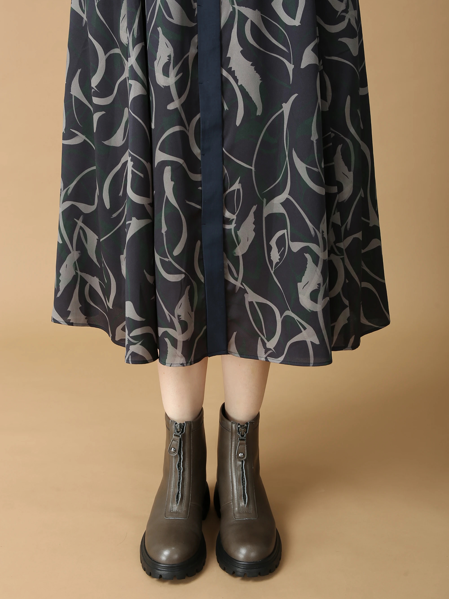 ジオメトリックプリントワンピース ｜ MORABITO BLANC（モラビト