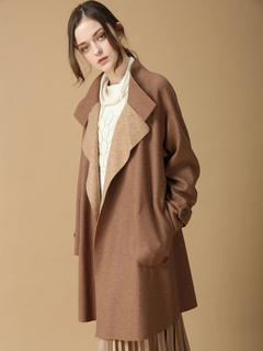 MORABITO BLANC(モラビトブラン) |【エクラ掲載】 ウールカシミヤリバー コート