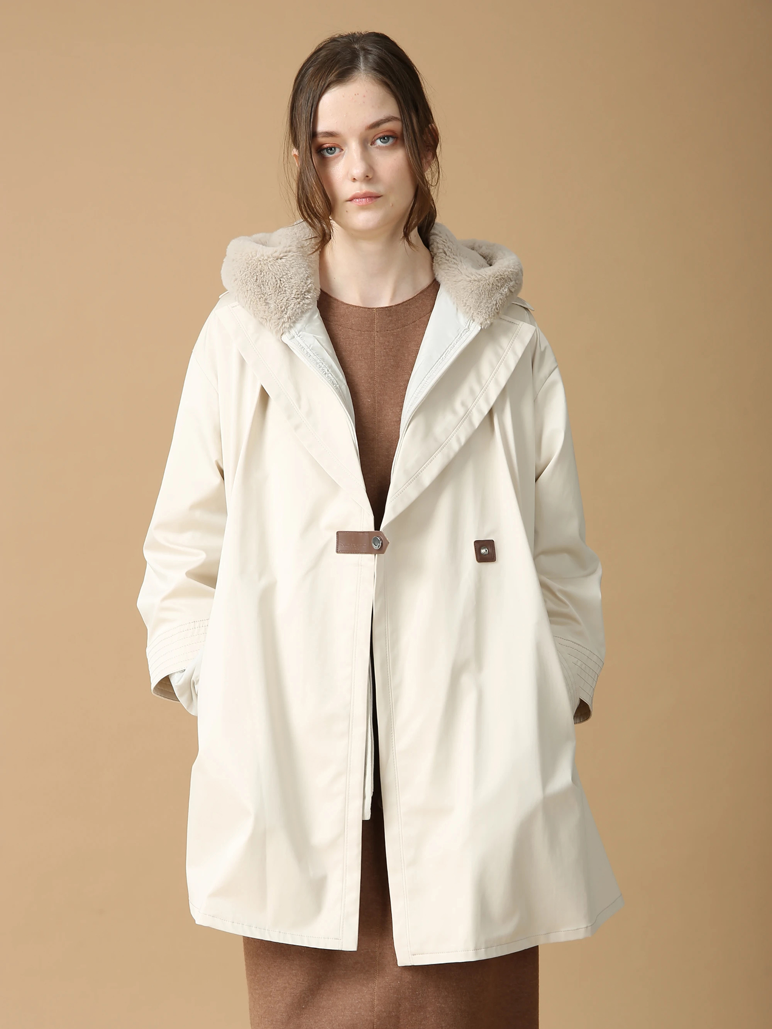 MORABITO BLANC モラビト トレンチコート LIMONTA リモンタ タフタ ライナー付き コート ｜ MORABITO