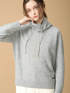 MORABITO BLANC(モラビトブラン) |スーパーファインメリノウール モチーフ セーター ニット