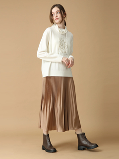 MORABITO BLANC(モラビトブラン) |スーパーファインメリノウール モチーフ セーター ニット