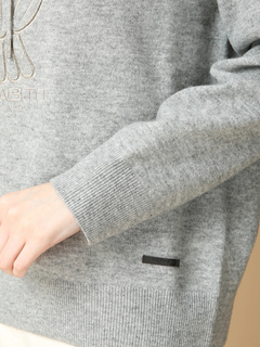 MORABITO BLANC(モラビトブラン) |スーパーファインメリノウール モチーフ セーター ニット