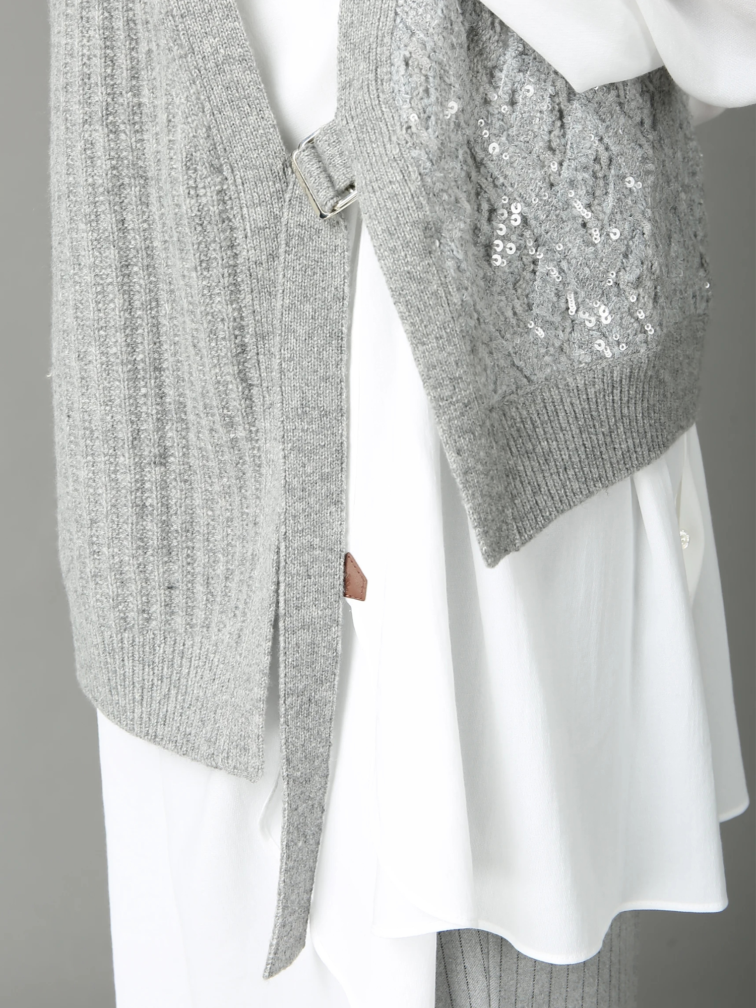 オージーメリノニット ベスト ジレ ｜ MORABITO BLANC（モラビト