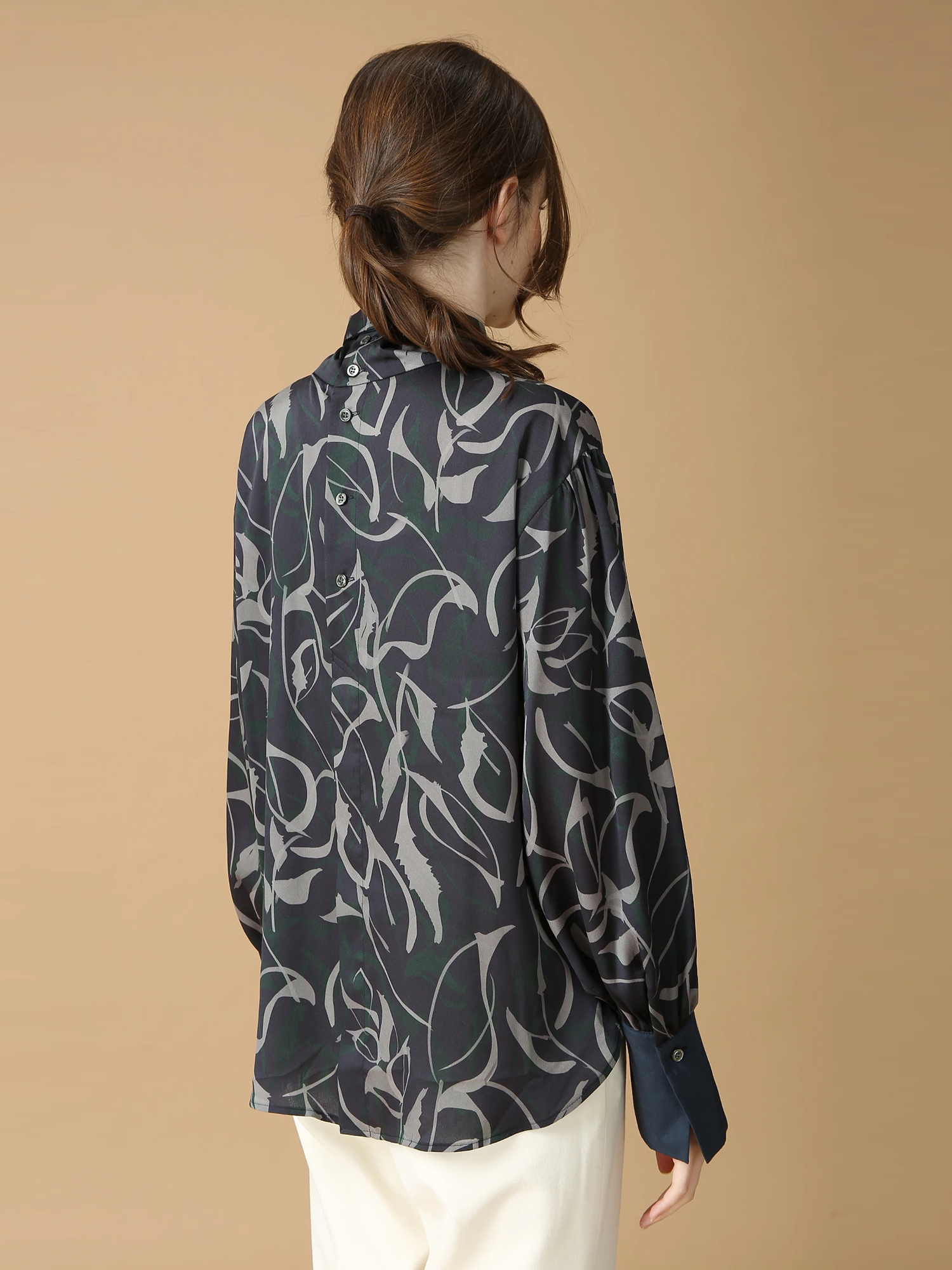 モラビトブラウス モルガンティ ストライプ ブラウス シャツ ｜ MORABITO BLANC