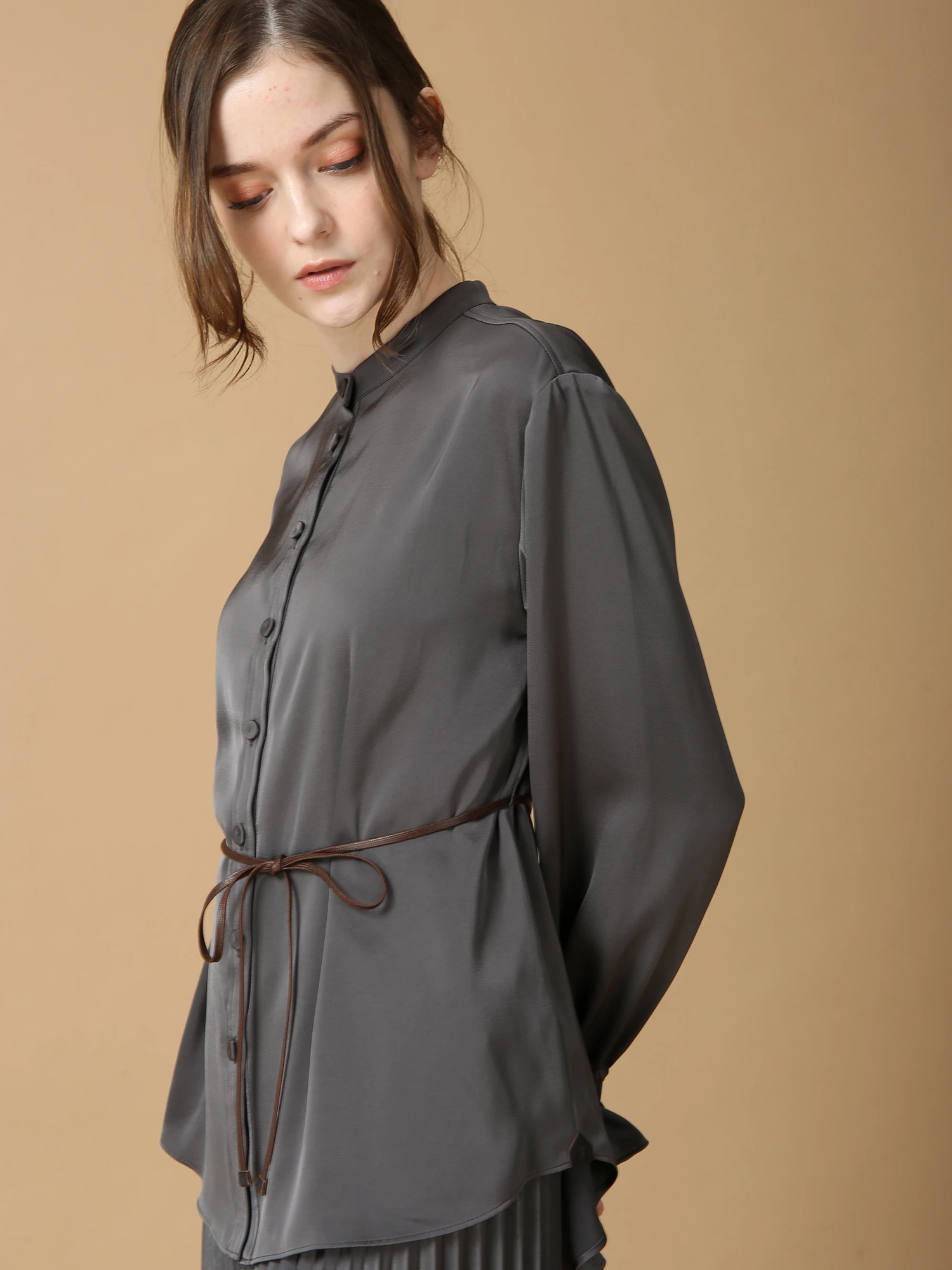 モラビトブラウス モルガンティ ストライプ ブラウス シャツ ｜ MORABITO BLANC