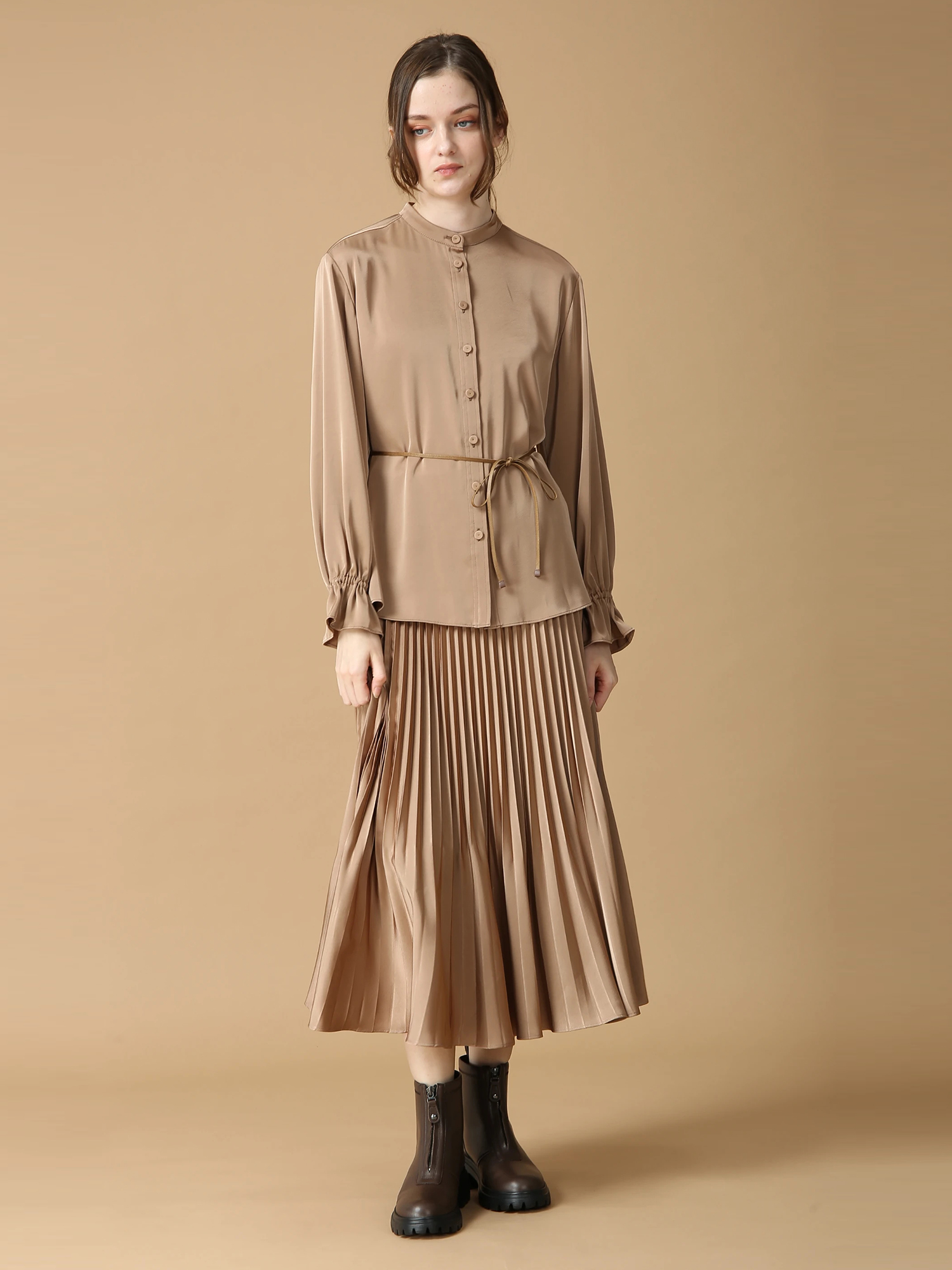 モラビトブラウス モルガンティ ストライプ ブラウス シャツ ｜ MORABITO BLANC