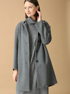 MORABITO BLANC(モラビトブラン) |ウールスタンリバー フーディ コート