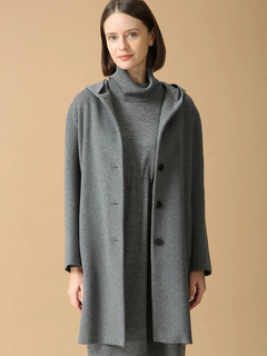 MORABITO BLANC(モラビトブラン) |ウールスタンリバー フーディ コート