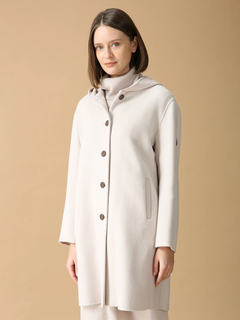 MORABITO BLANC(モラビトブラン) |ウールスタンリバー フーディ コート