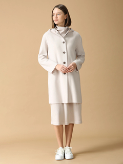 MORABITO BLANC(モラビトブラン) |ウールスタンリバー フーディ コート