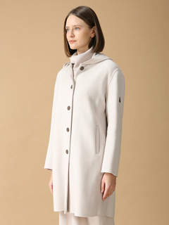 MORABITO BLANC(モラビトブラン) |ウールスタンリバー フーディ コート