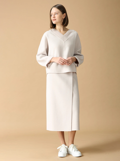 MORABITO BLANC(モラビトブラン) |ウールスタンリバー スカート