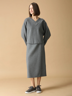 MORABITO BLANC(モラビトブラン) |ウールスタンリバー スカート