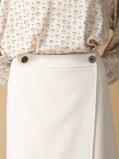 MORABITO BLANC(モラビトブラン) |ウールスタンリバー スカート