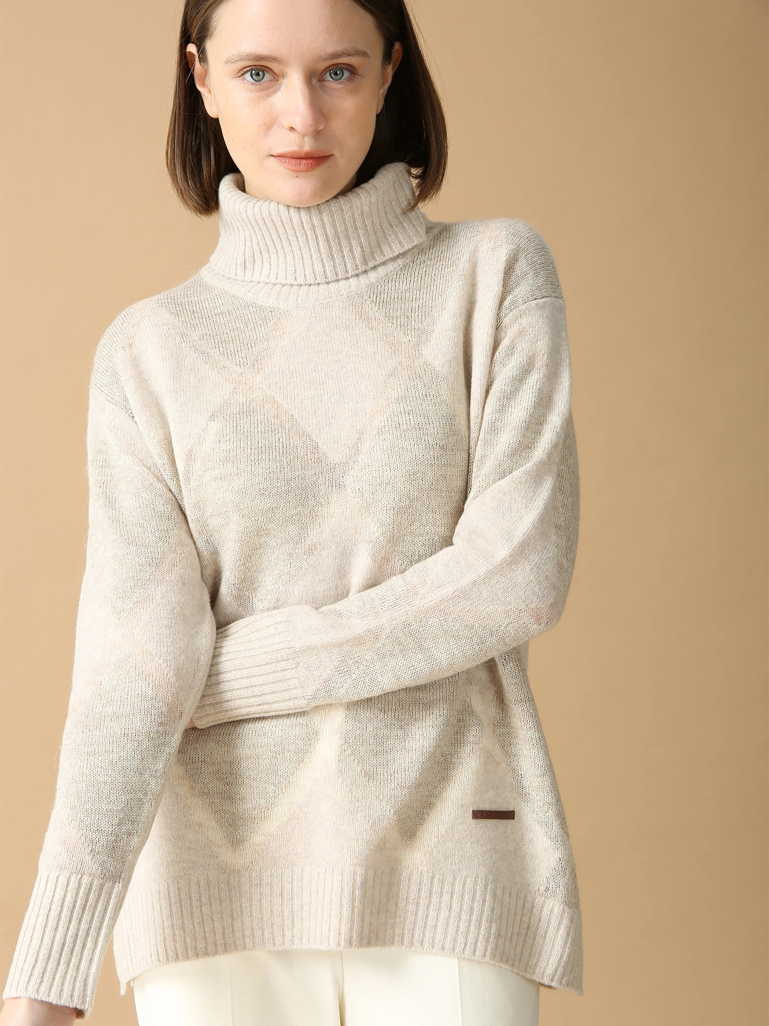 ニューイングランド ハイネック ニット セーター ｜ MORABITO BLANC